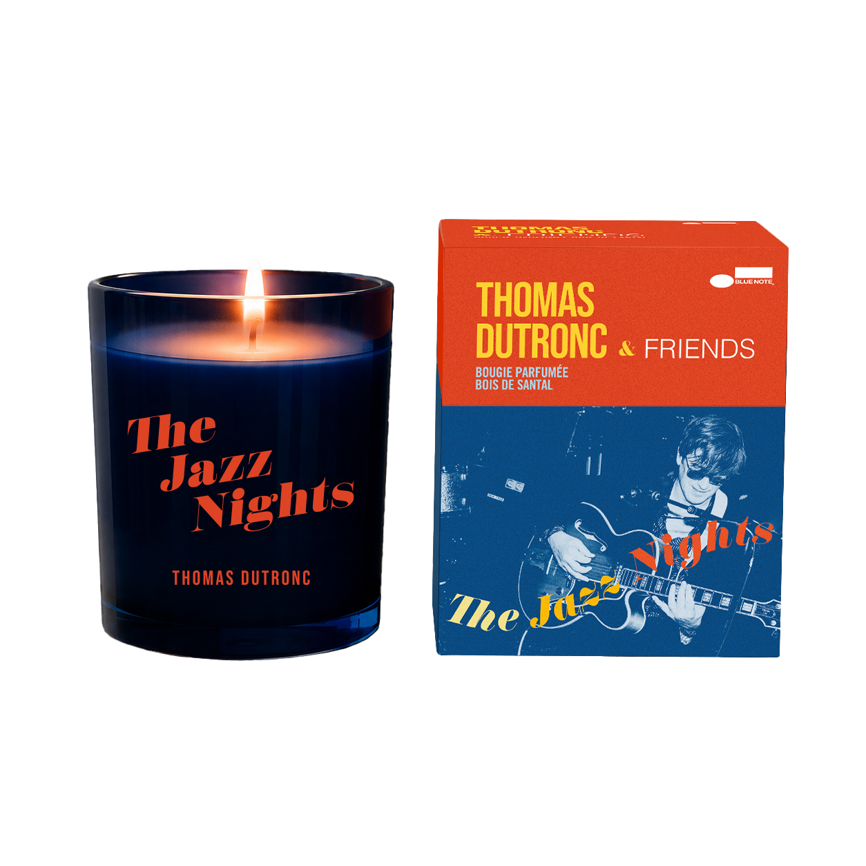 The Jazz Nights - Pack Vinyle Bleu dédicacé (Exclusif) + Bougie
