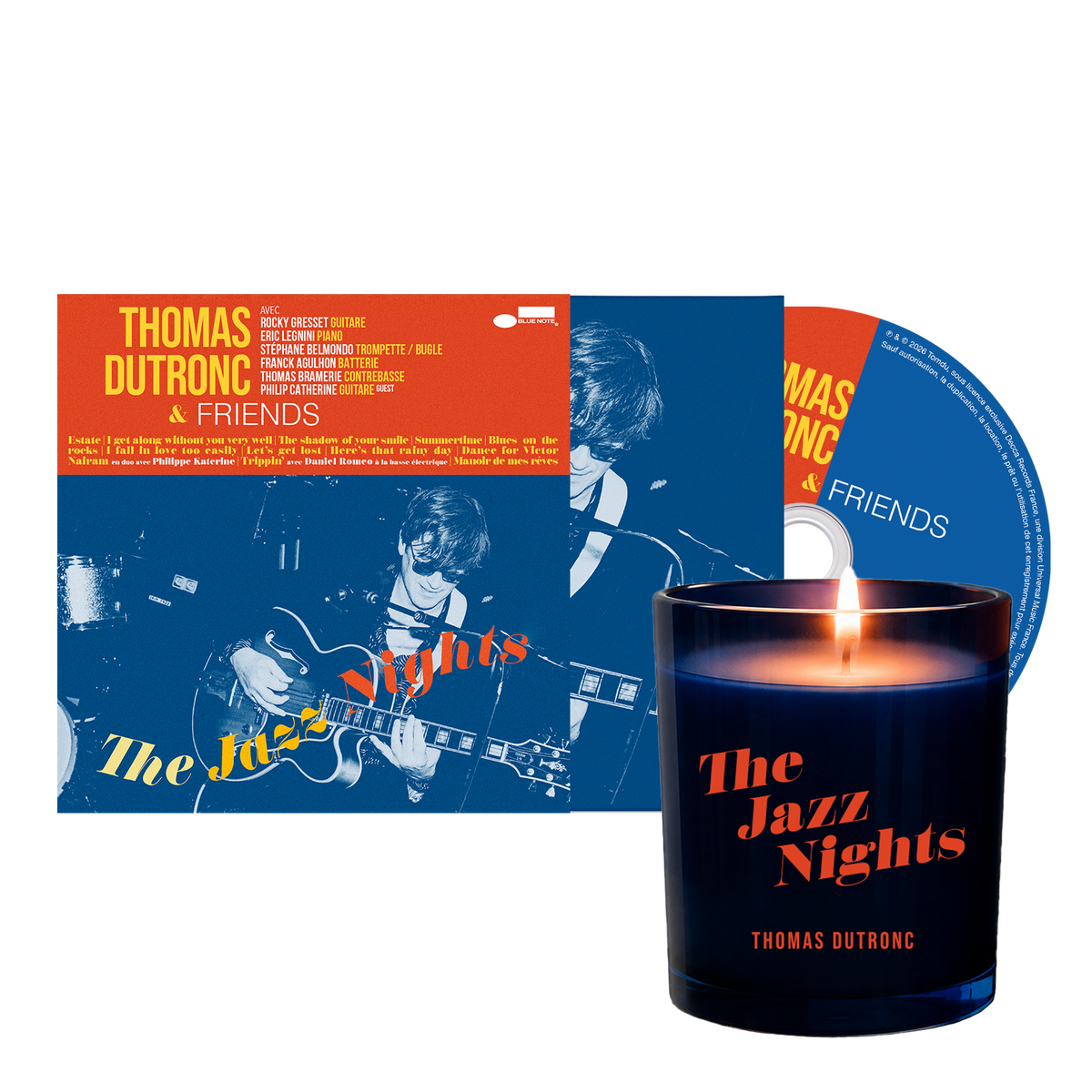 The Jazz Nights - Pack CD dédicacé + Bougie