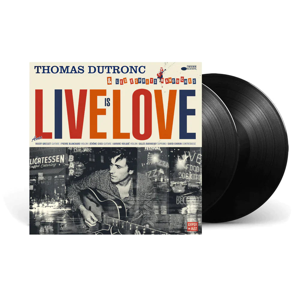 Double vinyle dédicacé "Live Is Love"